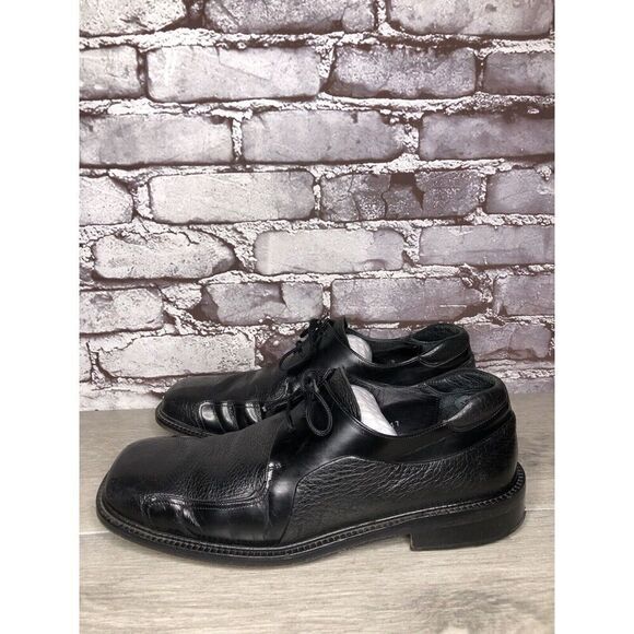Mezlan Picasso Black Leather Lace Up Oxfords Dress Shoes Men’s Sz 9M US/42EU main image 7